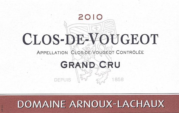2009 Domaine Arnoux-Lachaux Clos de Vougeot