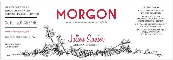 2018 Julien Sunier Morgon