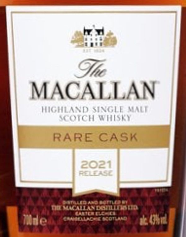 2021 The Macallan Rare Cask Highland Single Malt Scotch Whisky