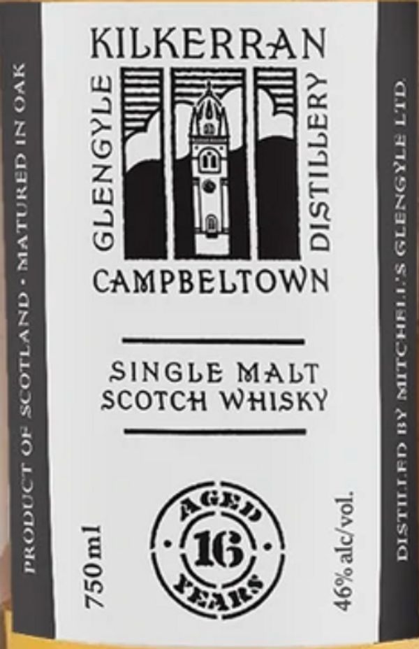Kilkerran Aged 16 Years Campbeltown Single Malt Scotch Whisky