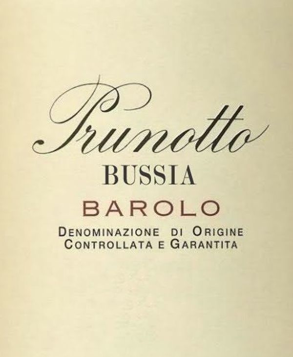 2010 Prunotto Barolo Bussia