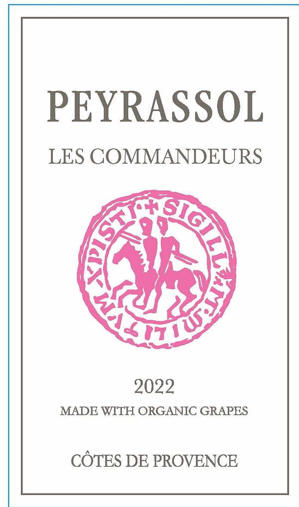 2022 Peyrassol Les Commandeurs Côtes de Provence Rosé