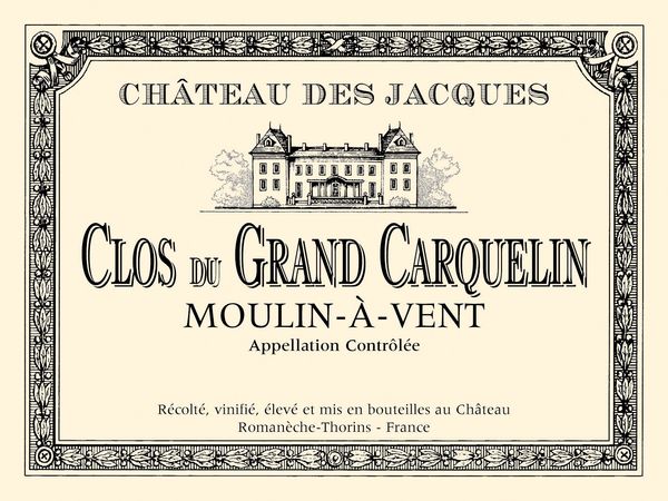2015 Château des Jacques Moulin-à-Vent Clos du Grand Carquelin