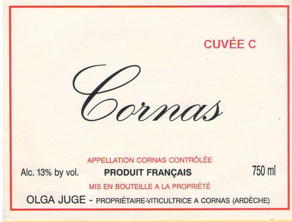 2004 Domaine Juge Cornas Cuvée C