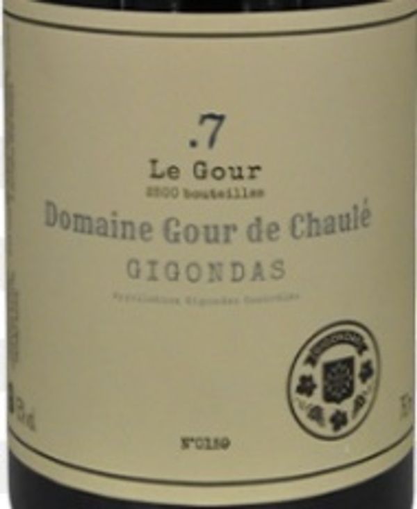2020 Domaine du Gour de Chaulé Gigondas Le Gour