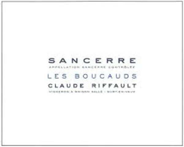 2021 Claude Riffault Sancerre Les Boucauds