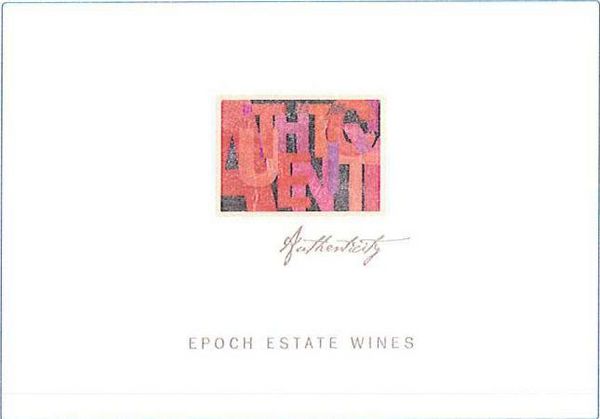 2017 Epoch Estate Wines Authenticity