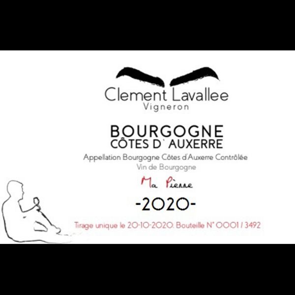 2020 Domaine Clement Lavallee Bourgogne Rouge Côtes d'Auxerre Ma Pierre