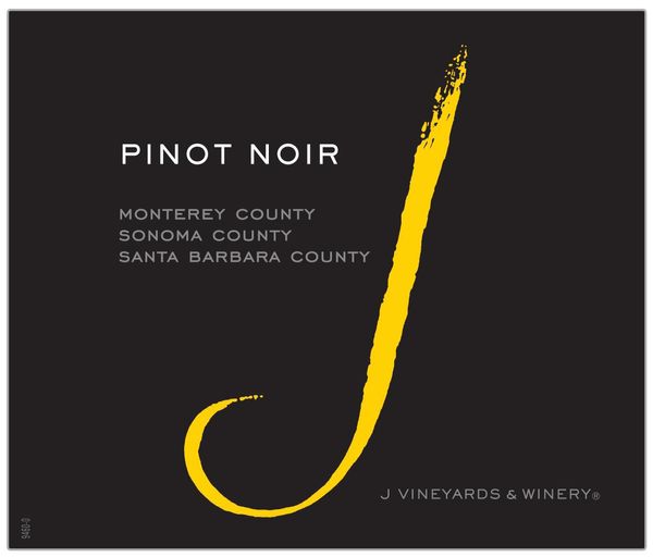 2021 J Vineyards Monterey County/Sonoma County/Santa Barbara County Pinot Noir
