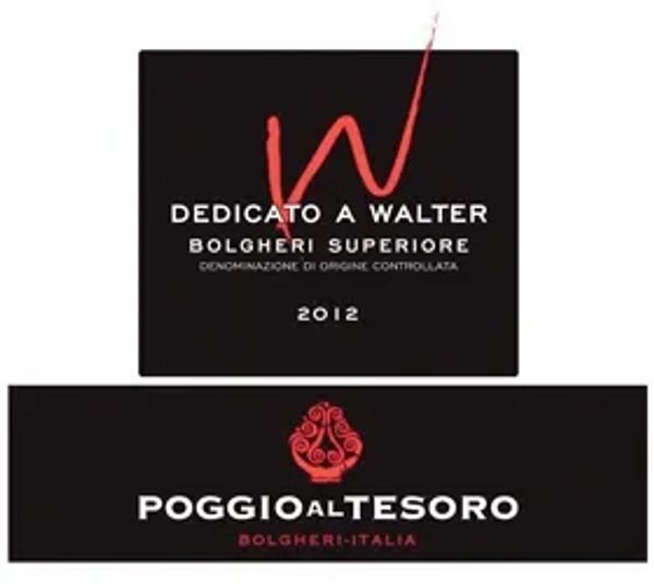 2012 Poggio al Tesoro Toscana Cabernet Franc Dedicato a Walter