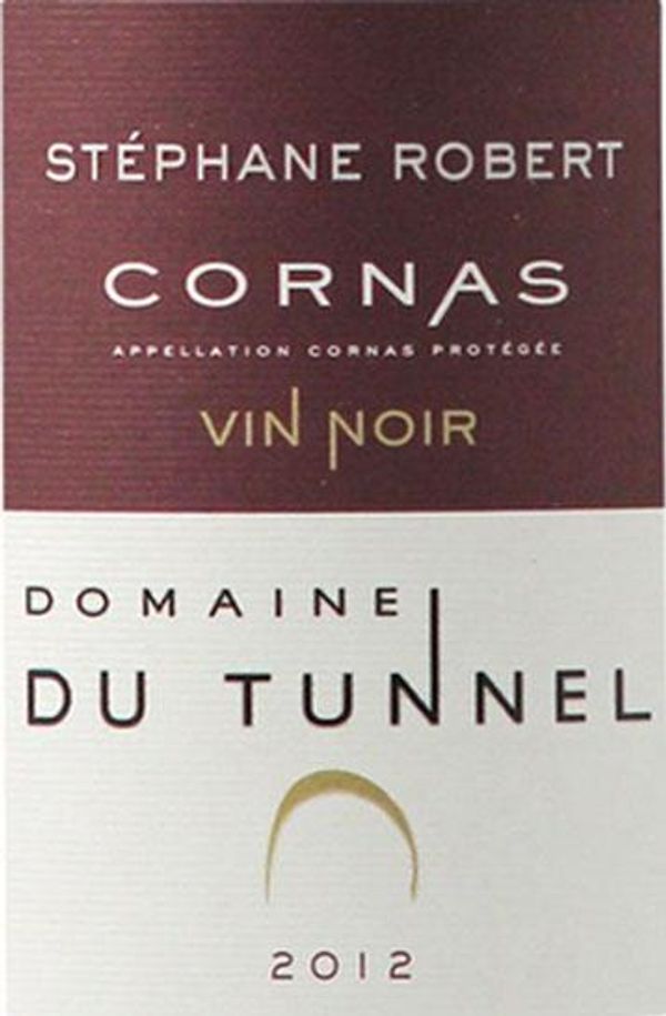 2012 Stéphane Robert Domaine du Tunnel Cornas Vin Noir