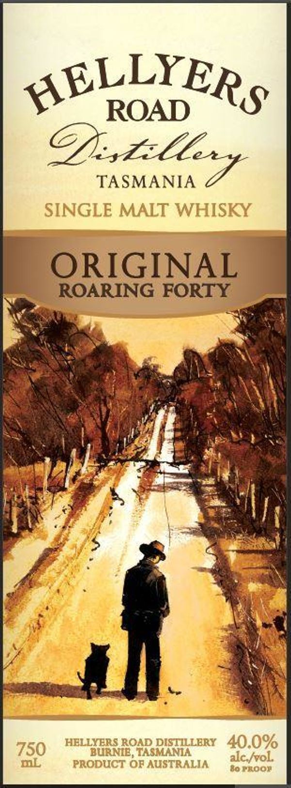 Hellyers Road Distillery Original Roaring Forty Single Malt Whisky