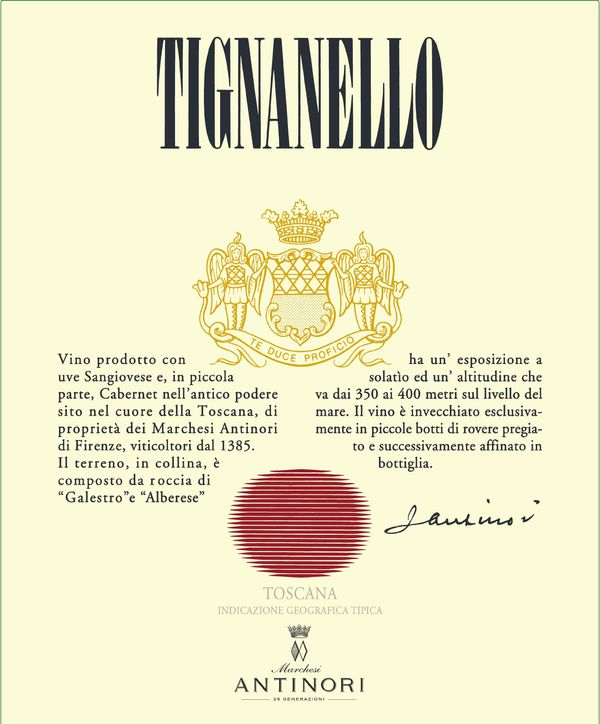 2019 Antinori Tignanello