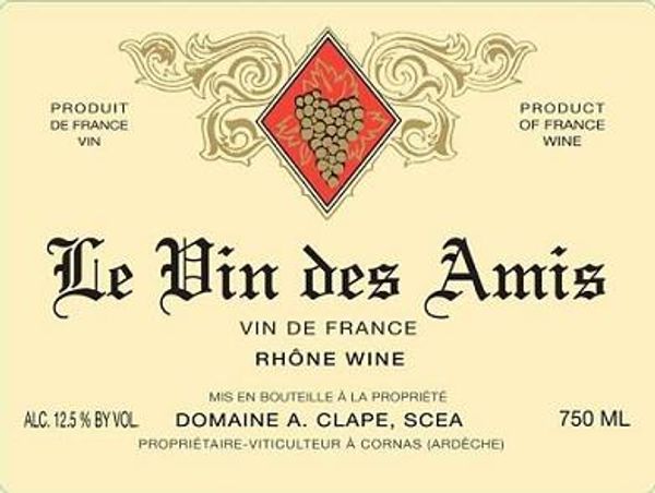 2021 Domaine Auguste Clape Le Vin des Amis