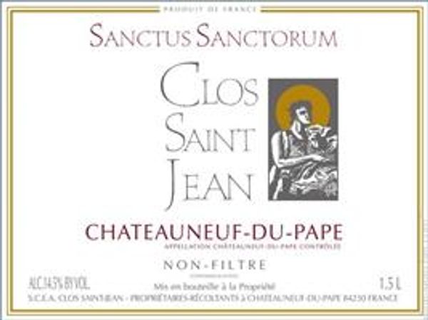 2012 Clos Saint Jean Châteauneuf-du-Pape Sanctus Sanctorum