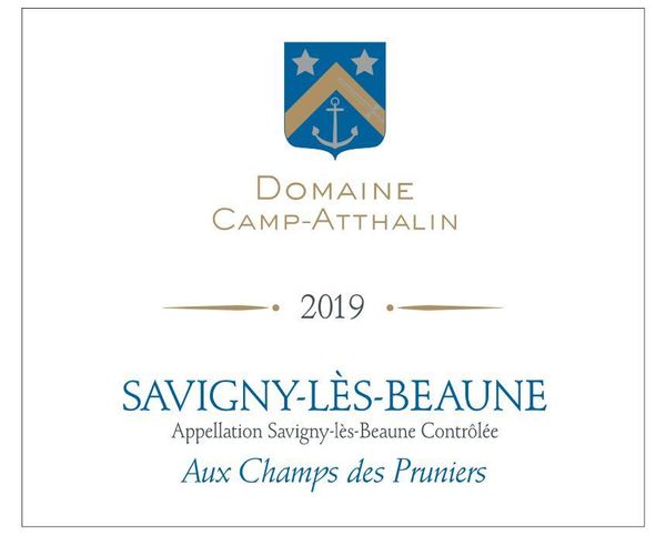 2019 Domaine Camp-Atthalin Savigny-lès-Beaune Aux Champs des Pruniers