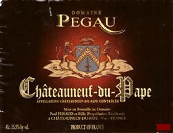 2020 Domaine du Pegau Châteauneuf-du-Pape Cuvée da Capo