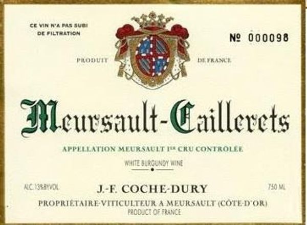 2005 Domaine Coche-Dury Meursault Caillerets