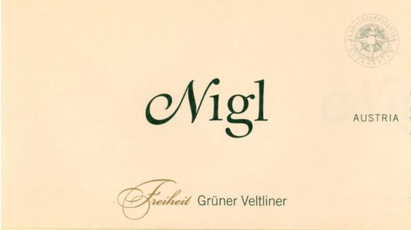 2021 Nigl Kremser Freiheit Grüner Veltliner