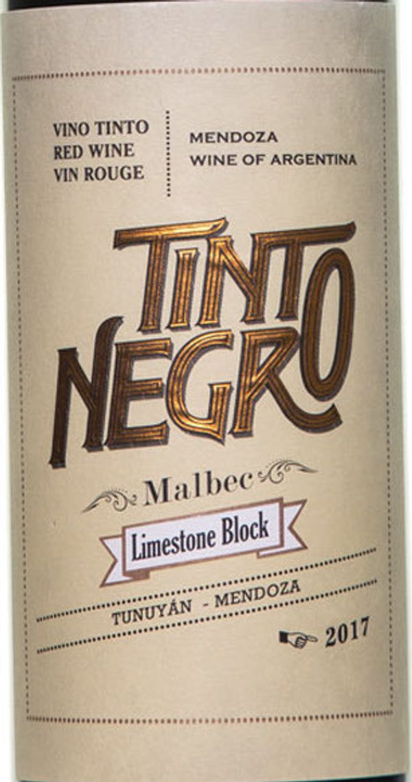 2019 TintoNegro Limestone Block Malbec