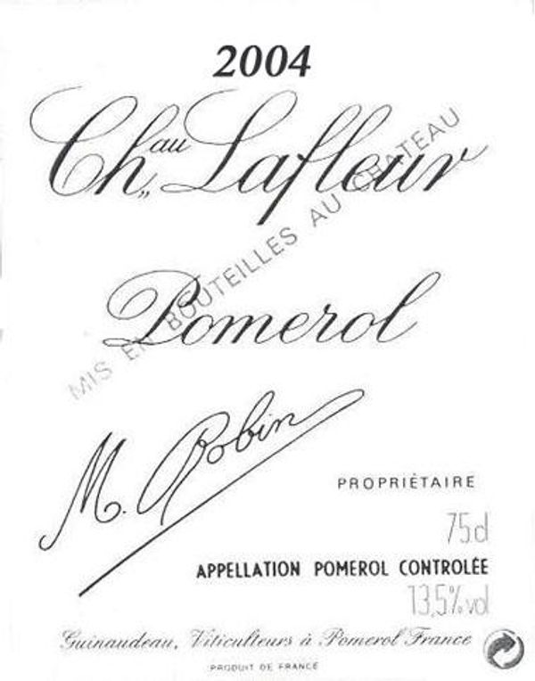2004 Château Lafleur Pomerol