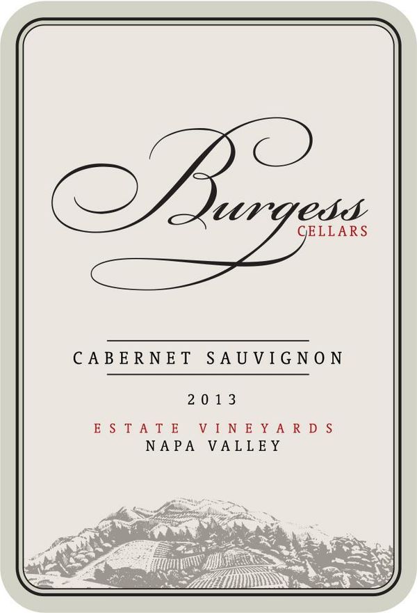 2016 Burgess Cellars Estate Vineyards Cabernet Sauvignon