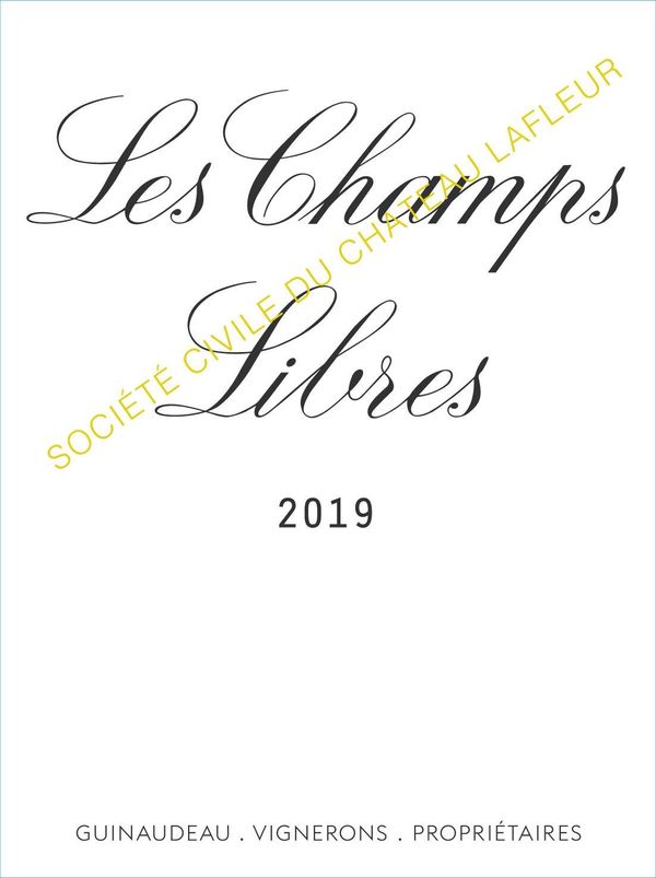 2020 Société Civile du Château Lafleur Les Champs Libres Bordeaux Blanc
