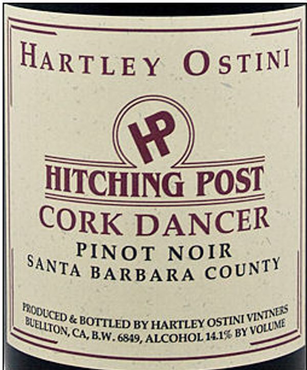2019 Hartley-Ostini Hitching Post Cork Dancer Pinot Noir
