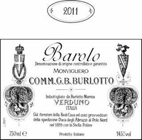 2015 Comm. G.B. Burlotto Barolo Monvigliero