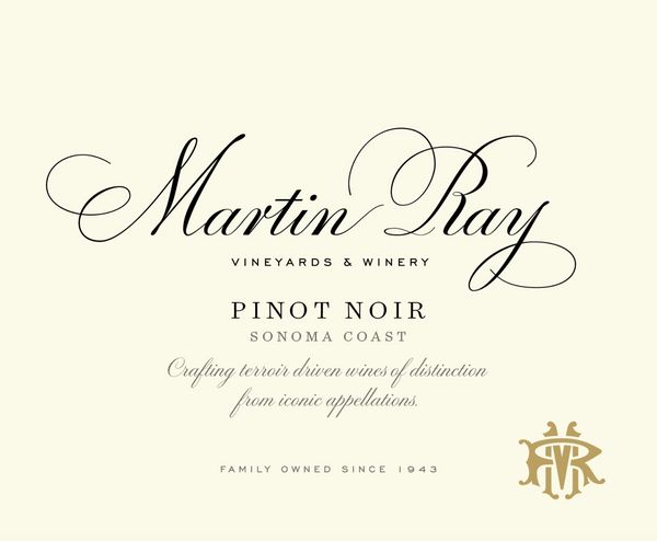 2021 Martin Ray Vineyards & Winery Sonoma Coast Pinot Noir