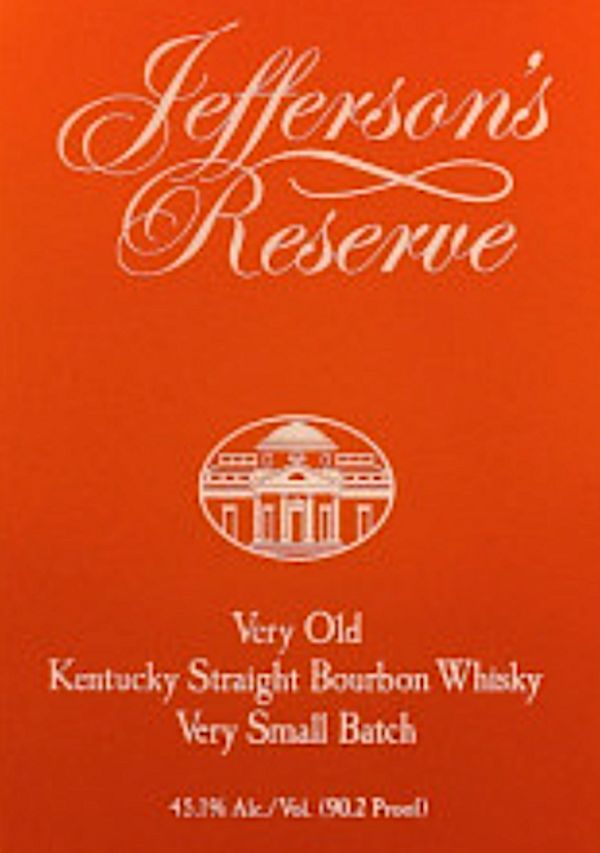 Jefferson's Reserve Very Old Small Batch Kentucky Straight Bourbon Whiskey