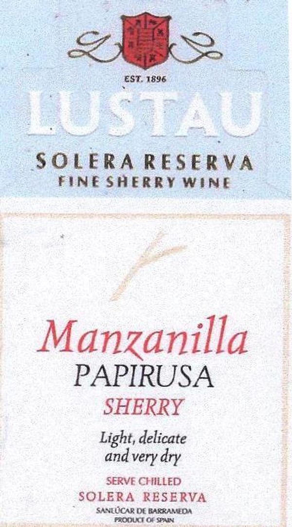 Lustau Solera Reserva Manzanilla Papirusa