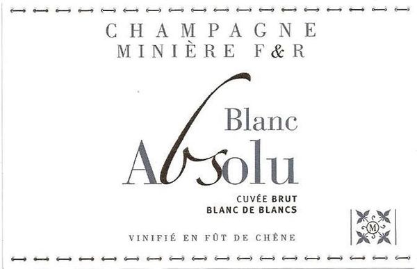 Minière F & R Champagne Absolu Blanc de Blancs Cuvée Brut