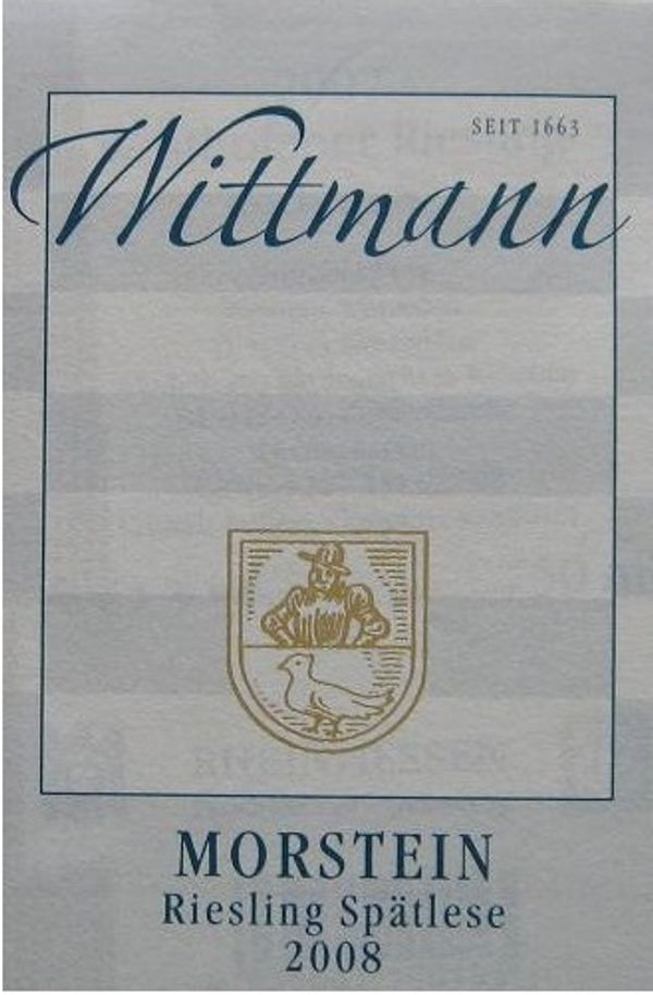 2020 Weingut Wittmann Morstein Riesling Spatlese