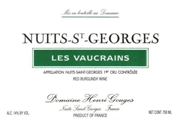 2009 Domaine Henri Gouges Nuits-St-Georges Les Vaucrains