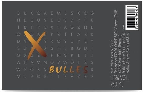 Vincent Caillé Domaine Le Fay d’Homme X Bulles