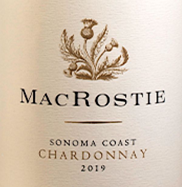 2019 MacRostie Sonoma Coast Chardonnay