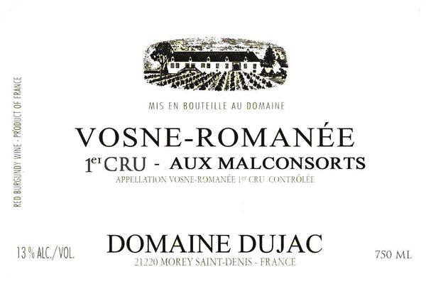 2009 Domaine Dujac Vosne-Romanée Aux Malconsorts