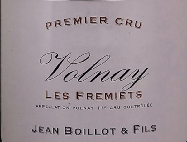 1986 Jean Boillot & Fils Volnay Les Frémiets