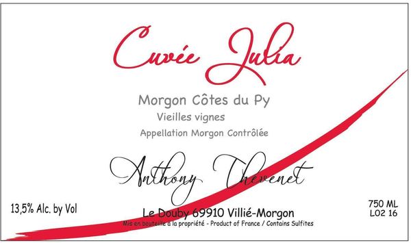 2020 Anthony Thévenet Cuvée Julia Morgon Côtes du Py Vieilles Vignes