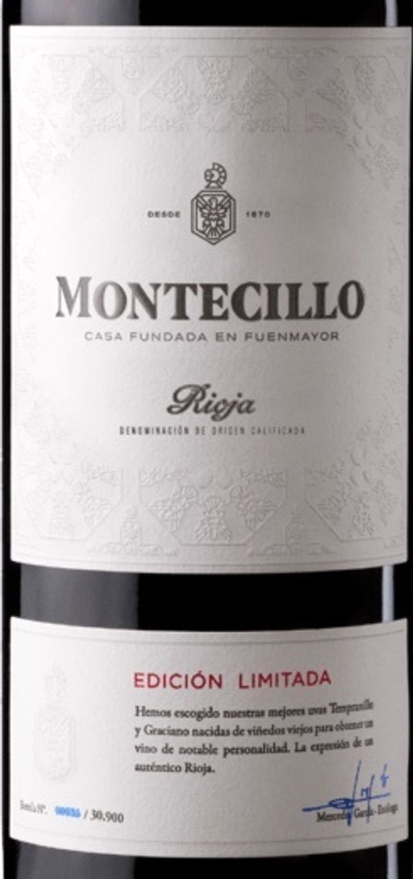 2016 Montecillo Rioja Edicion Limitada