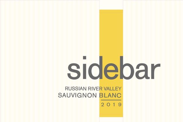 2019 Sidebar Russian River Valley Sauvignon Blanc