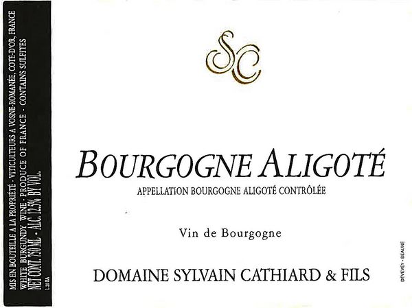 2021 Domaine Sylvain Cathiard & Fils Bourgogne Aligoté