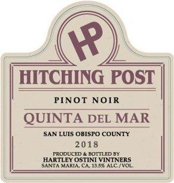 2018 Hartley-Ostini Hitching Post Quinta del Mar Pinot Noir