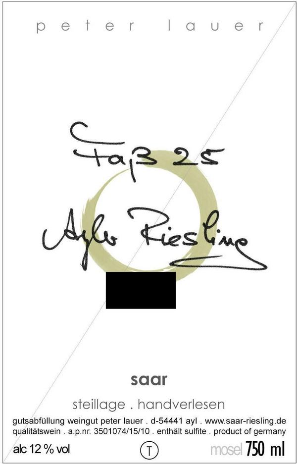 2020 Peter Lauer № 25 Ayler Riesling