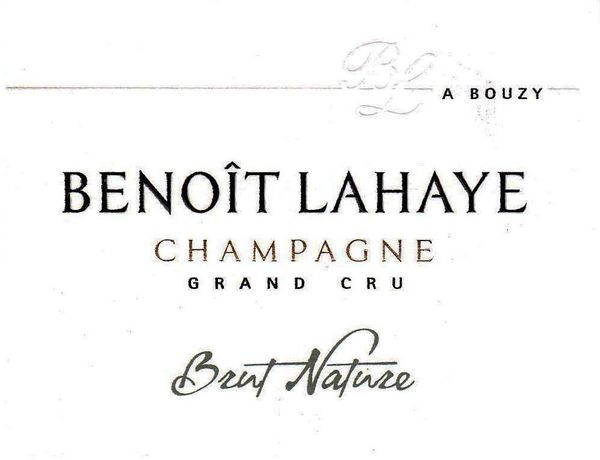 Benoit Lahaye Champagne Grand Cru Brut Nature