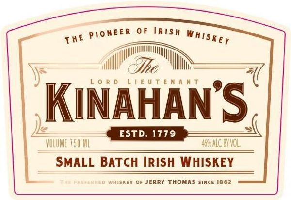 Kinahan's Small Batch Irish Whiskey