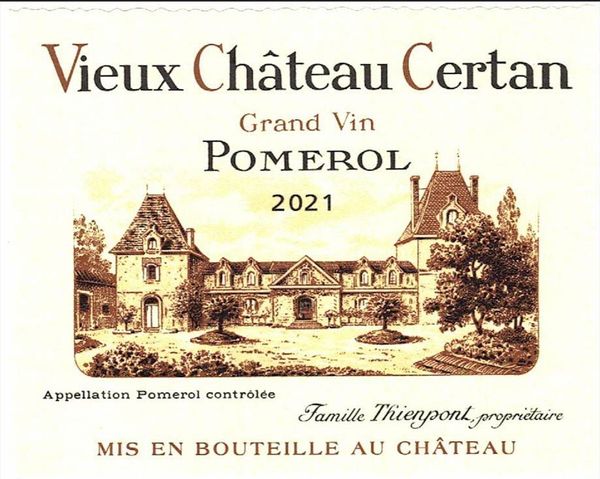 2021 Vieux Château Certan Pomerol