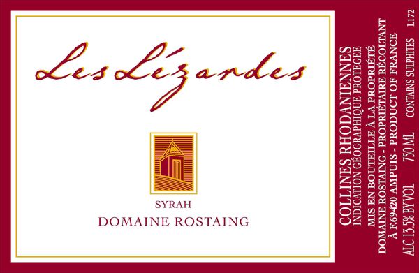 2020 Rene Rostaing Les Lézardes Syrah