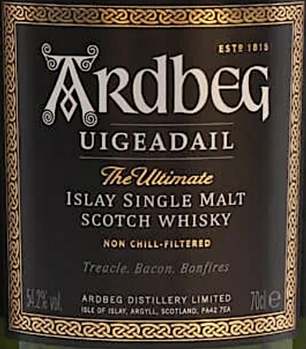 Ardbeg Uigeadail Islay Single Malt Scotch Whisky